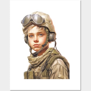 Innocent Valor: The Courageous Journey of a Young Soldier Posters and Art